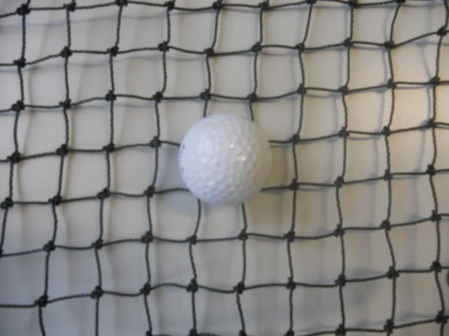Golfball-Auffangnetz, Maschenweite: 25 mm, Breite u. Länge nach Wunsch ( 1,2 mm )